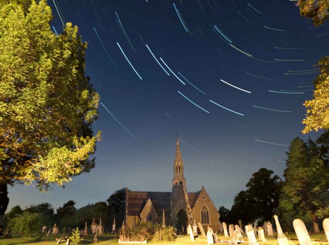 Star Trails Over The Mortuary Chapel_Guy Pilkington